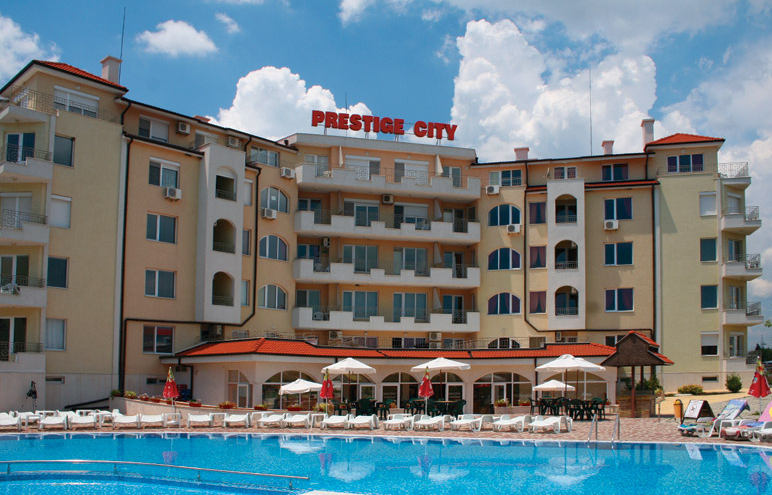 Prestige City Aparthotel Sunny Beach Exterior foto